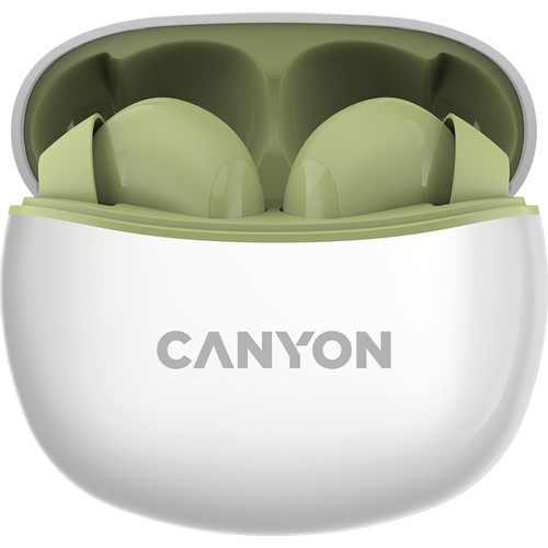 CANYON TWS-5 Bluetooth slušalice, zelene slika 1