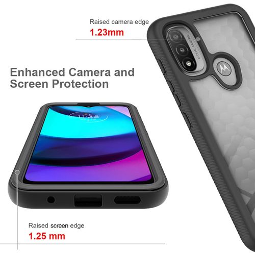 Techsuit - Defense360 Pro + Screen Protector - Motorola Moto E20 - crna slika 3