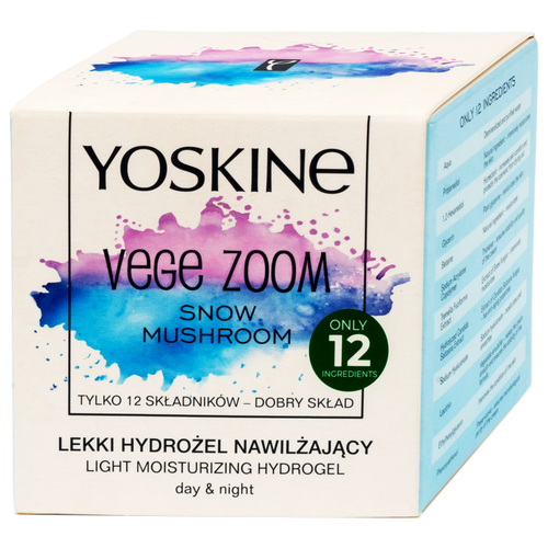 Yoskine Vege Zoom hidratantni dnevni i noćni hidrogel – Snow Mushroom, 50 ml slika 1