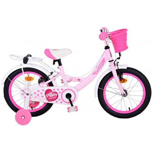 Dječji bicikl Volare Ashley s dvije ručne kočnice 16" roza slika 1