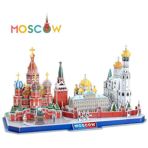 Cubicfun Puzzle City Line Moscow Mc266H slika 2