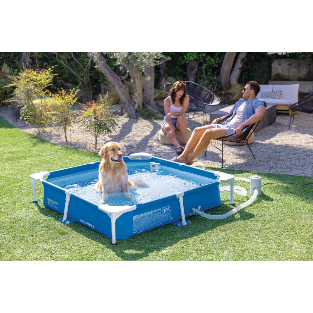 Intex bazen za pse kvadratni 152x152x30cm 48402NP slika 2