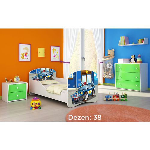 Deciji krevet ACMA I 140x70 + dusek 6 cm38 slika 1