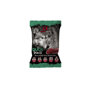 Alpha Spirit poslastice za pse, kockice – patka 50g 