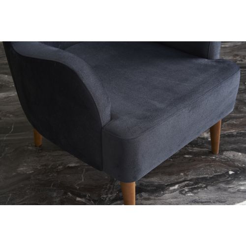 Atelier Del Sofa Fotelja, Antracit, Karina - Anthracite slika 2