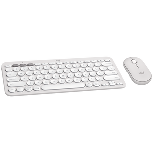 LOGITECH Pebble 2 Bluetooth Keyboard Combo - TONAL WHITE - HRV-SLV-SRB