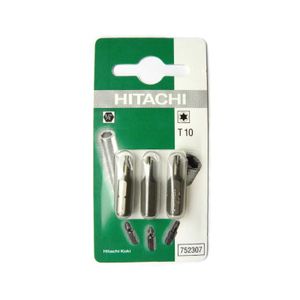 Hikoki set bitova 752307 1/4” Torx (T10; 3/1)