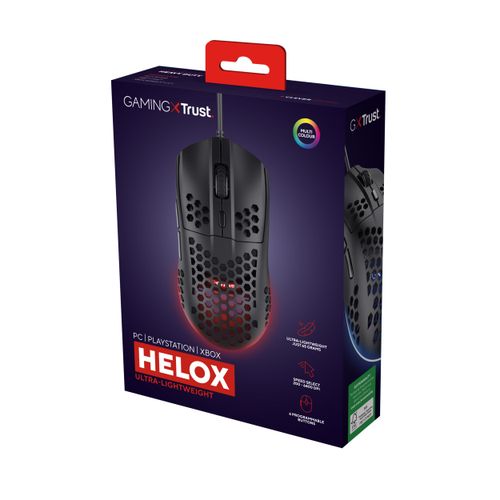 Trust gaming miš GXT928 RGB Helox, black slika 5