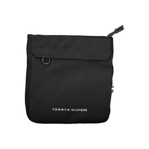 TOMMY HILFIGER MEN'S BLACK SHOULDER BAG