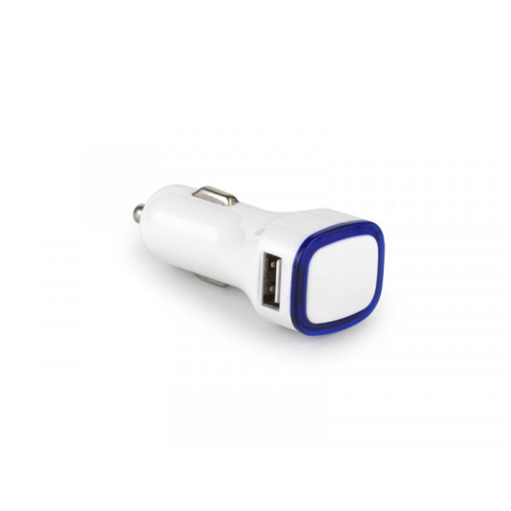 CHARGER, punjač mobilnih uređaja za automobil sa dva USB priključka, plavi slika 2