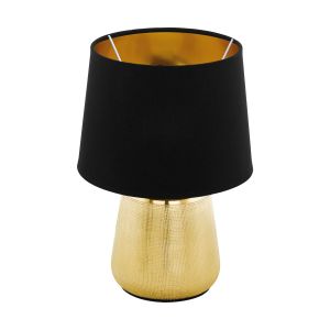 Eglo Manalba 1 Stolna Lampa - Crna/Zlatna, E14