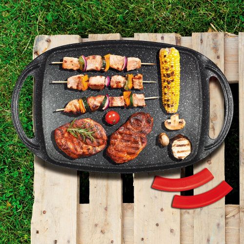 KAUFMAX GRILL PLOČA 47CM KAUFMAX BLACK&BURGUNDY slika 4