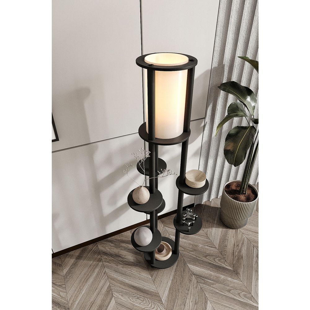 Podna Lampa Volante - Crna slika 3