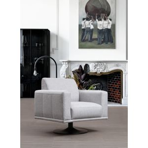 Atelier Del Sofa Fotelja wing NIKEA svijetlosiva, Nikea Turnable Armchair