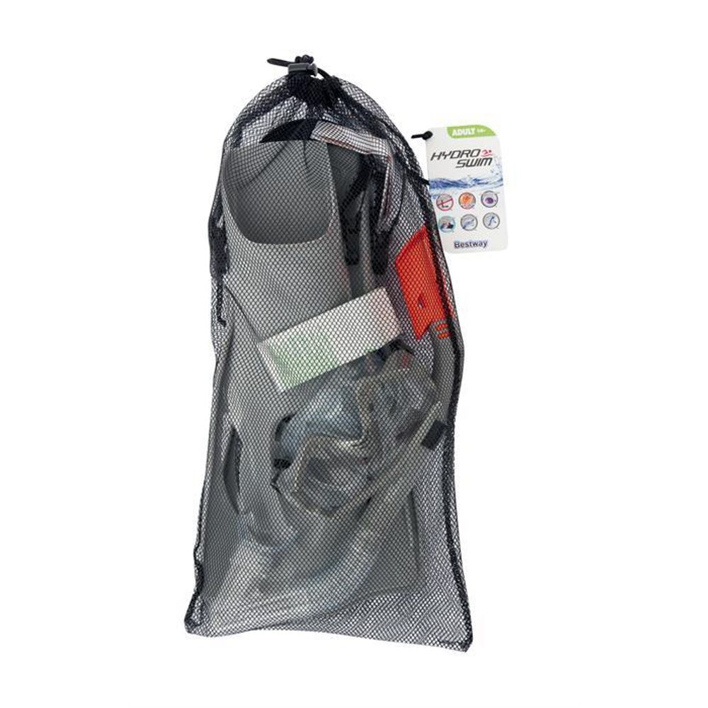 Ronilački set - Maska, disalica, peraje - Bestway - siva slika 3