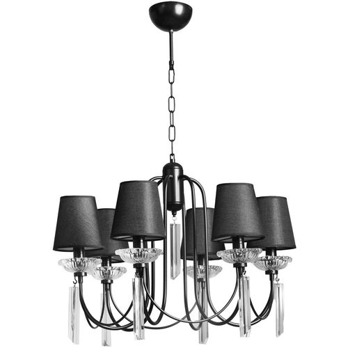 Kontes 8751-3 Black Chandelier slika 1