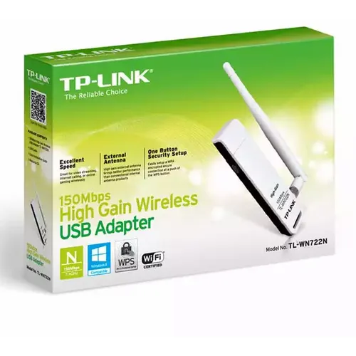 TP-LINK 150Mbps High Gain Wireless USB Adapter TL-WN722N slika 2