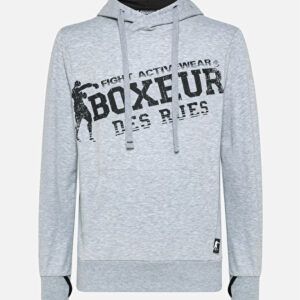 Boxeur majica s kapuljačom, siva