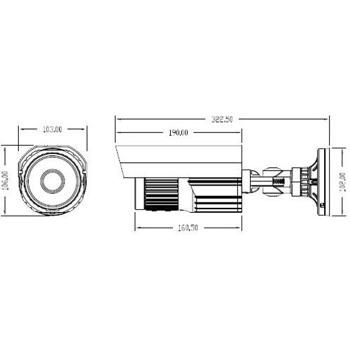 Eule Vanjska kamera, 4in1, 1/4" Aptina CMOS, 1Mpixel, 720p - CAM-61HDq slika 3