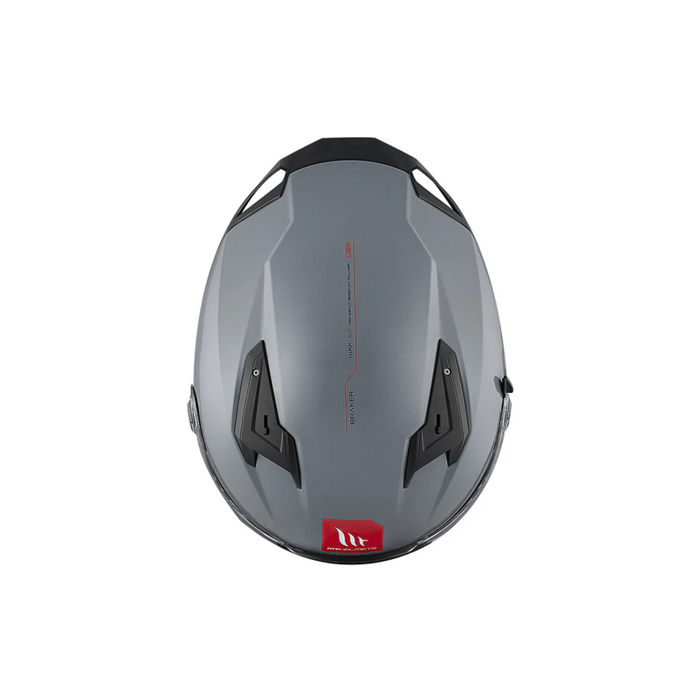 MT Helmets vizir za moto kacigu Breaker SV Solid A12 Gloss Grey slika 2