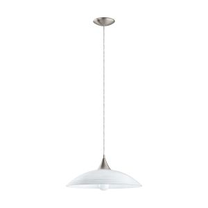 Eglo Lazolo Visilica 1x60W E27, Nikl-Mat sa Proširanim Staklom