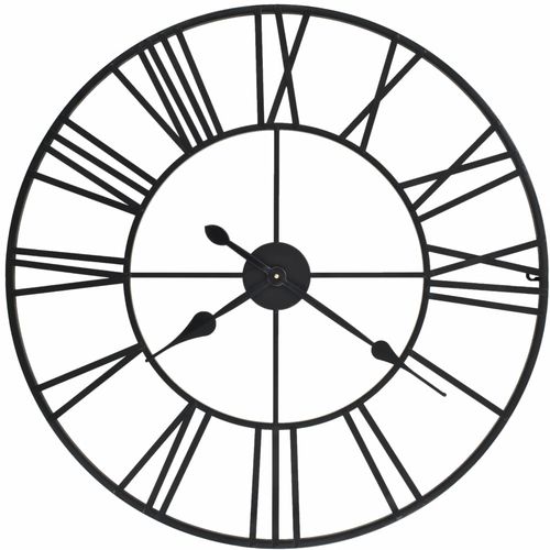 Starinski zidni sat s kvarcnim mehanizmom metalni 80 cm XXL slika 20