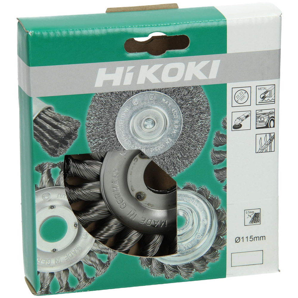 Hikoki čelična okrugla četka za brusilicu 751305 (115 mm) slika 2