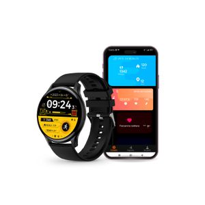 KSIX, smartwatch Core, AMOLED 1.43” zaslon, 5 dana aut., Zdravlje i sport, crni