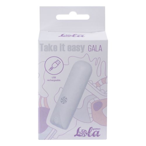 Vibro metak Lola games Rechargeable Take it Easy Gala white slika 1