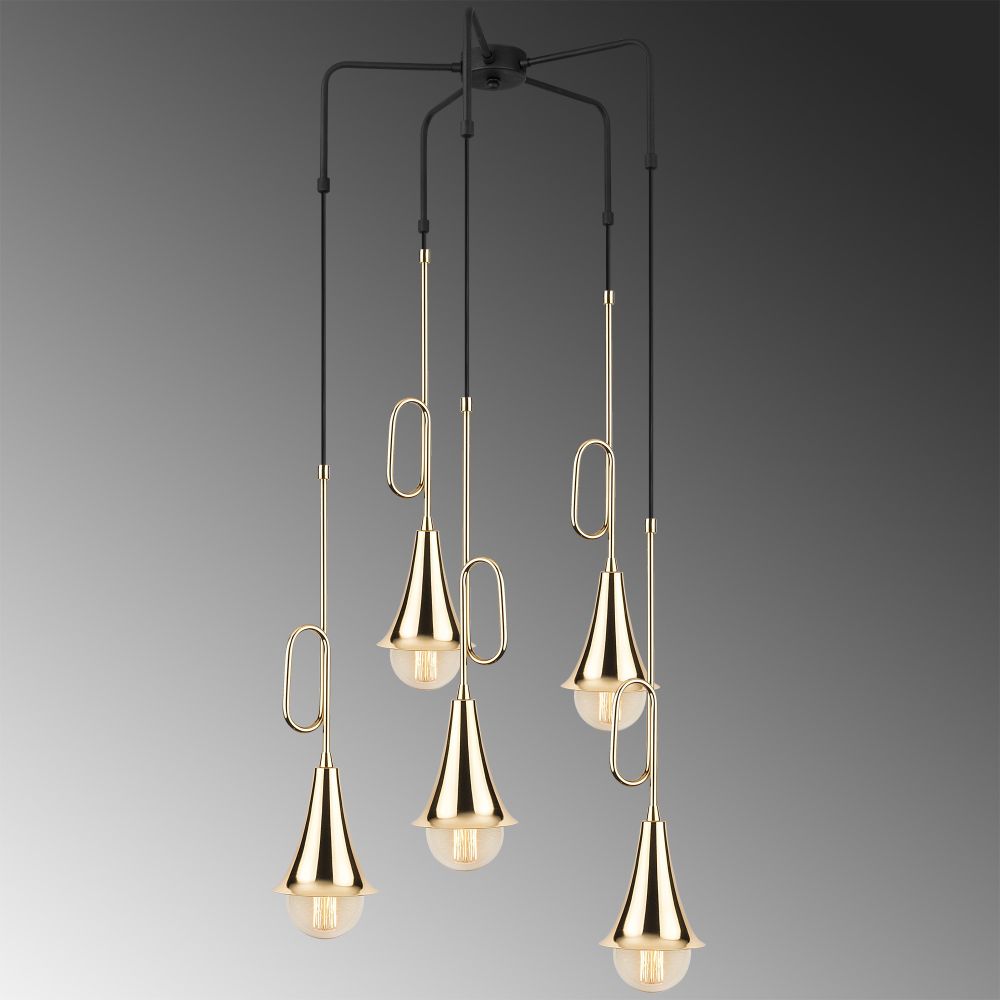 Luster Sarmal 4486 - Crno Zlatna slika 4