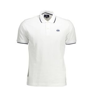 LA MARTINA POLO SHORT SLEEVE MAN WHITE