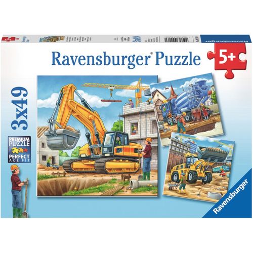 Ravensburger Puzzle velika radna vozila 3x49kom slika 1