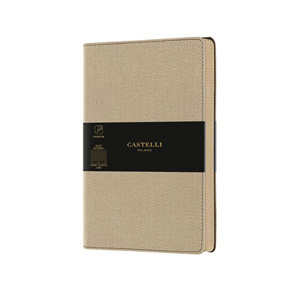 Castelli Notes A6 dikto, Harris Desert sand, bež slika 1
