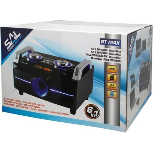 SAL Zvučnik bežični, Bluetooth, multimedijalni, BoomBox - BT MAX slika 3