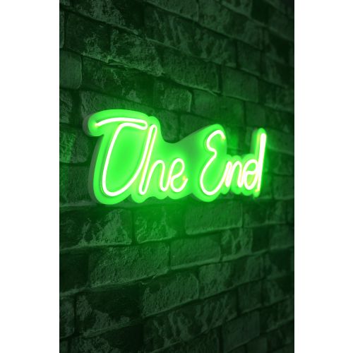 Wallity Ukrasna plastična LED rasvjeta, The End - Green slika 1