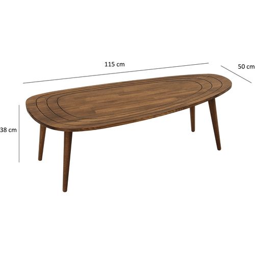 Sweet - Walnut Walnut Coffee Table slika 11