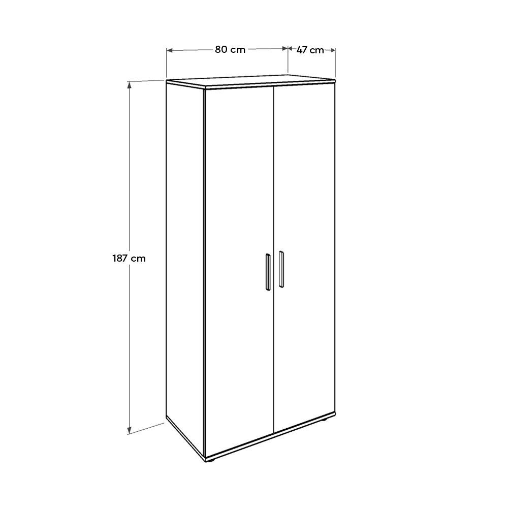 Grd-320-Bb-1 Bijela Ormar slika 5