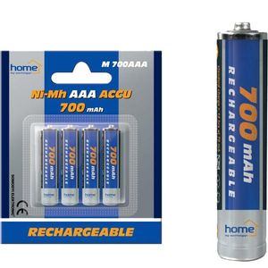 home Baterija punjiva AAA, 700mAh, blister 4 kom - M 700AAA