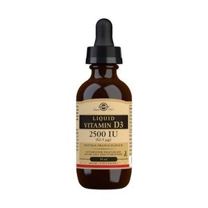 Solgar Vitamin D3 2500 IU 59 ml – tekući vitamin D za imunitet i kosti