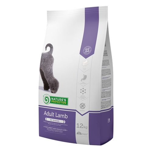 Nature's Protection Super Premium All Breeds Adult Jagnjetina, hrana za pse 12 kg slika 1