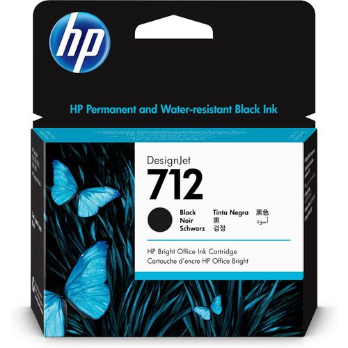 HP Tinta 3ED70A Black 712 slika 1