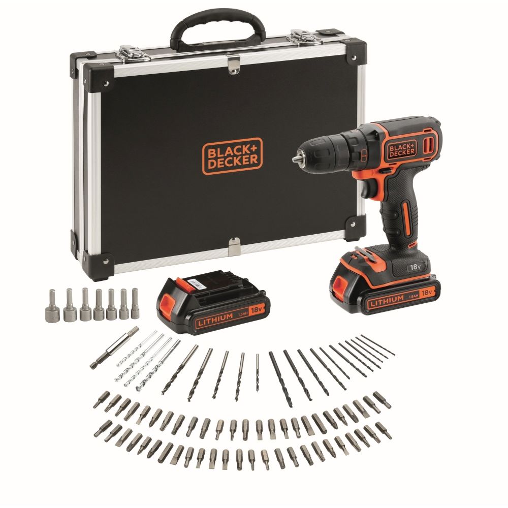 Black&Decker Aku bušilica 18 V sa priborom BDCDC18BAFC slika 1