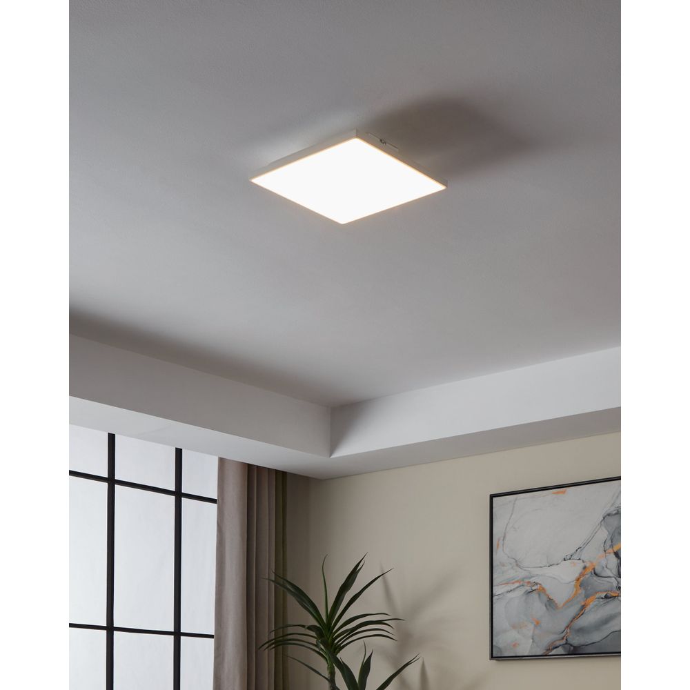 Eglo stropna rasvjeta turcona-b led 10,8w 3000k 1300lm bijelo/bijelo š:287mm v:6 slika 1