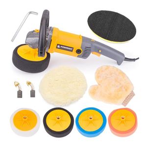 Powermat polirka za automobil 2600W + spužve + pribor