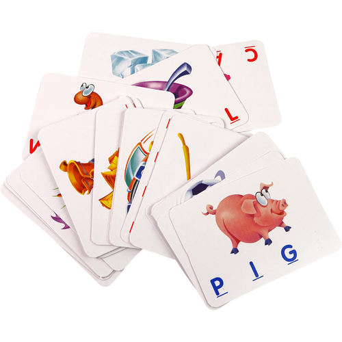 Društvena igra spajanje slova s dvostranim karticama 30 komada slika 6