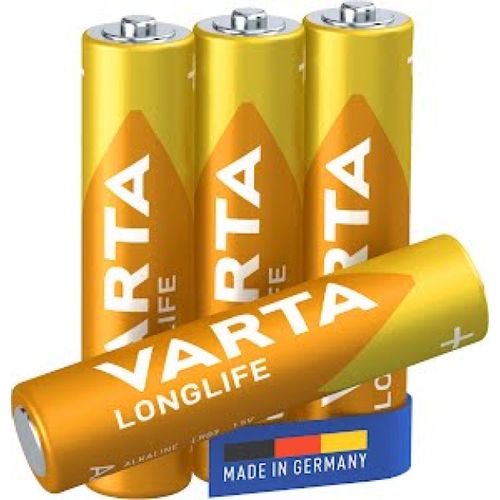 VARTA LONGLIFE AAA 1.5V LR03 MN2400, PAK4 CK, ALKALNE baterije slika 4