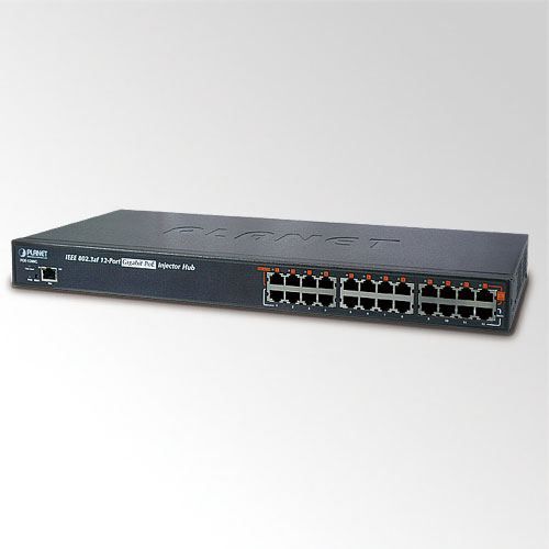 Planet 12-Port Gigabit 802.3at Power over Ethernet Managed Injector Hub (220W) slika 1