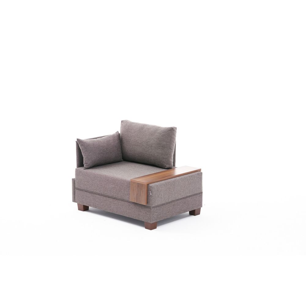 Fly Left - Smeđi Sofa za Jednu Osobu slika 6