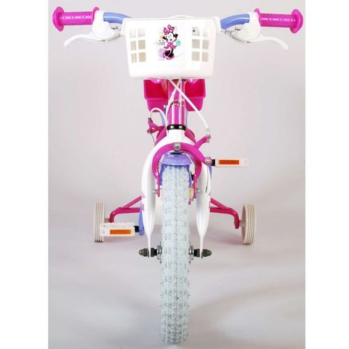 Dječji bicikl Minnie Cutest Ever! 14" s dvije ručne kočnice rozi slika 11