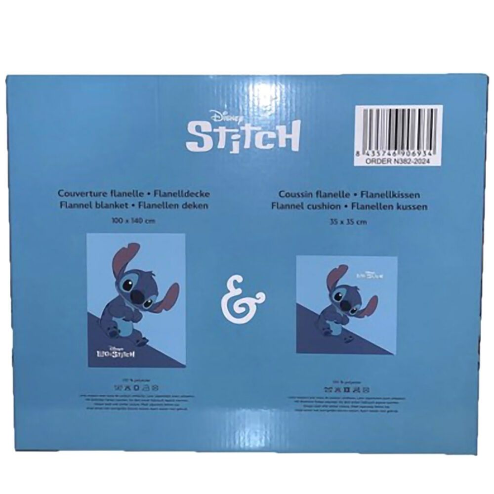 Disney Stitch Polarni Pokrivač i Jastuk Set slika 4